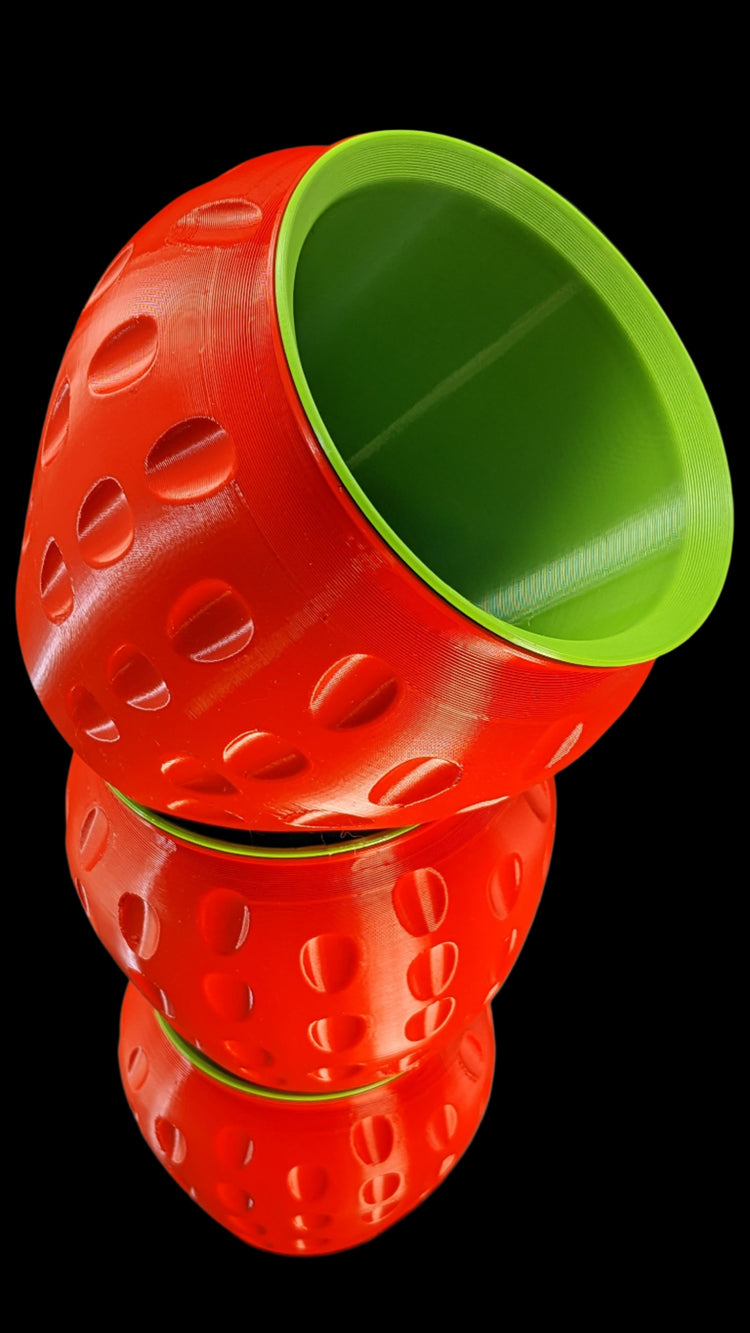 Strawberry Feels - Whimsy Takes Root in 100% Recycled Plastic